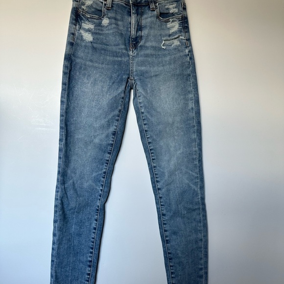 American Eagle Outfitters Light Blue Skinny Jeans size 0 - Picture 1 of 11